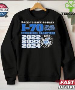 Lone Jack Lady Mules Volleyball Back To Back To Back I 70 Conference Champions 2022 2024 t shirt