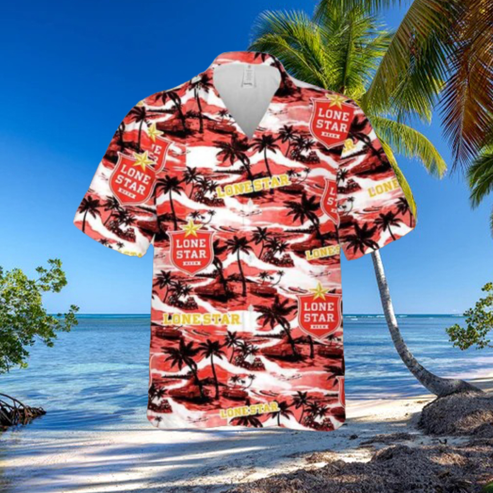 Lone Star Hawaiian Sea Island Pattern Shirt Hawaii Beer Loves Lone Star Hawaiian Sea Island Pattern Shirt Hawaii Beer Loves