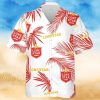 Lone Star Palm Leaves Pattern Hawaiian Shirt