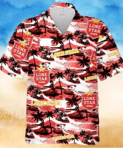 Lone Star Sea Island Pattern Hawaiian Shirt