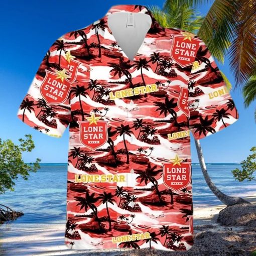 Lone Star Sea Island Pattern Hawaiian Shirt