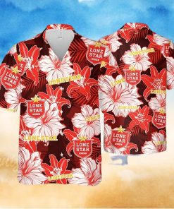Lone Star Tropical Flower Pattern Hawaiian Shirt