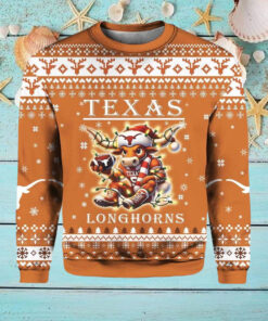 Longhorns Football Ugly Christmas Sweater