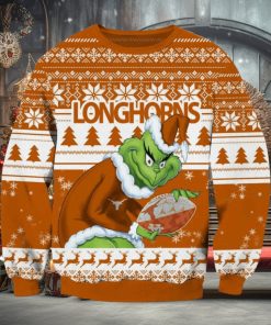 Longhorns Grnch Christmas Ugly Sweater