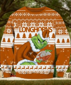 Longhorns Grnch Christmas Ugly Sweater
