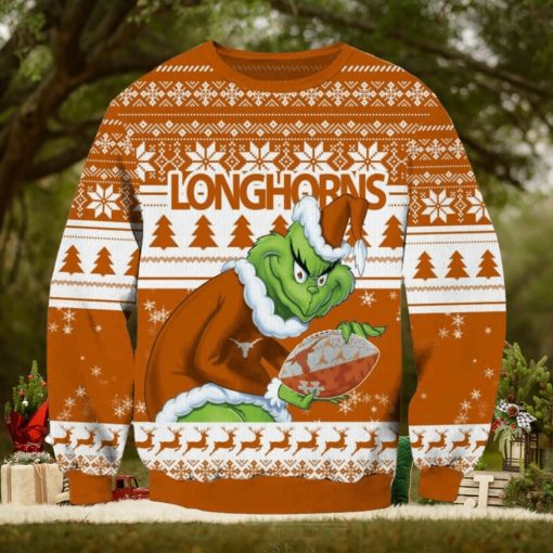 Longhorns Grnch Christmas Ugly Sweater