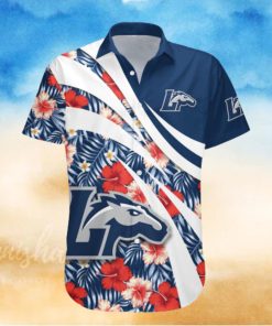 Longwood Lancers NCAA Hibiscus Flower Pattern Aloha Hawaiian Shirt