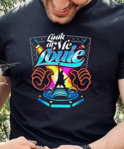 Look at me Louie singer logo shirt