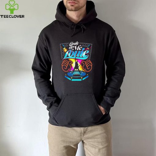 Look at me Louie singer logo shirt