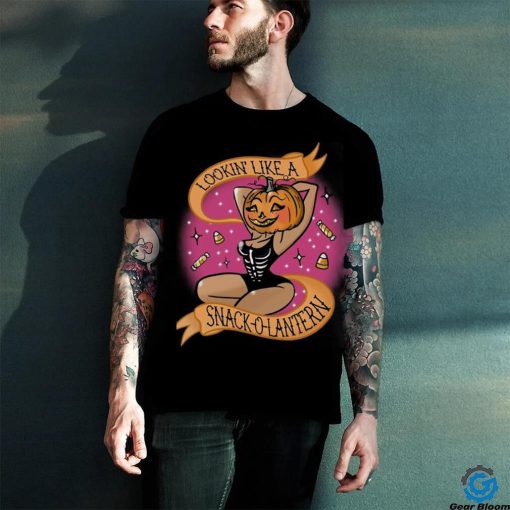Lookin Like A Snack O Lantern Halloween Girl Shirt