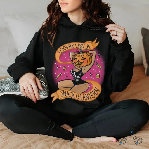 Lookin Like A Snack O Lantern Halloween Girl Shirt
