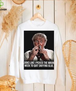 Looks like I picked the wrong week to quit sniffing glue photo hoodie, sweater, longsleeve, shirt v-neck, t-shirt
