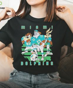 Looney Tunes Miami Dolphins Football Shirt 1 Looney Tunes Miami Dolphins Football Shirt