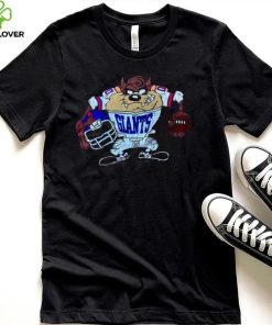 Looney Tunes TAZ 1993 Player New York Giants T Shirt