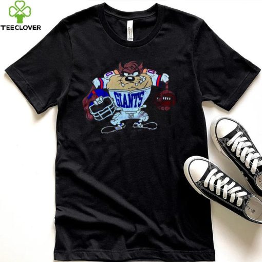 Looney Tunes TAZ 1993 Player New York Giants T Shirt