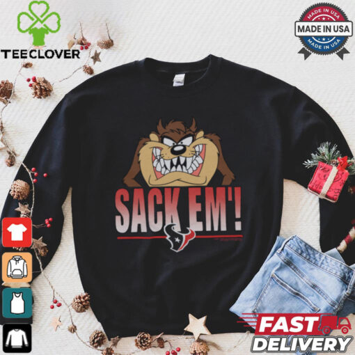 Looney Tunes Taz Sack Em’ x Houston Texans Shirt