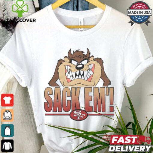 Looney Tunes Taz Sack Em’ x San Francisco 49ers Shirt
