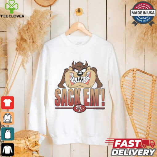 Looney Tunes Taz Sack Em’ x San Francisco 49ers Shirt