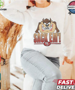 Looney Tunes Taz Sack Em' x San Francisco 49ers Shirt