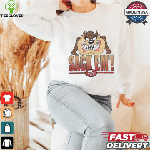 Looney Tunes Taz Sack Em’ x San Francisco 49ers Shirt