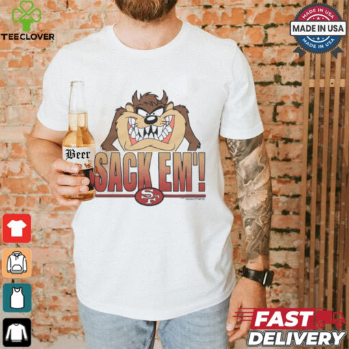 Looney Tunes Taz Sack Em’ x San Francisco 49ers Shirt