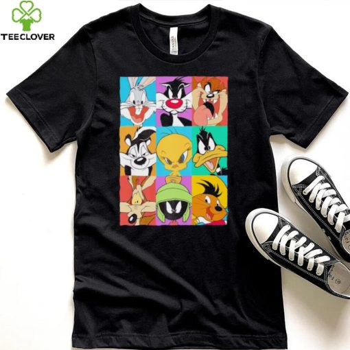 Looney Tunes characters in frames 2024 shirt