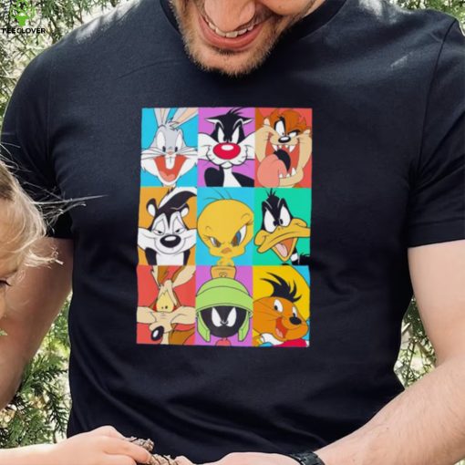 Looney Tunes characters in frames 2024 shirt