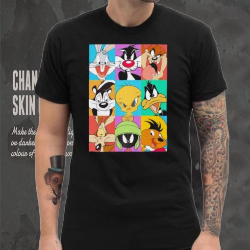 Looney Tunes characters in frames 2024 shirt