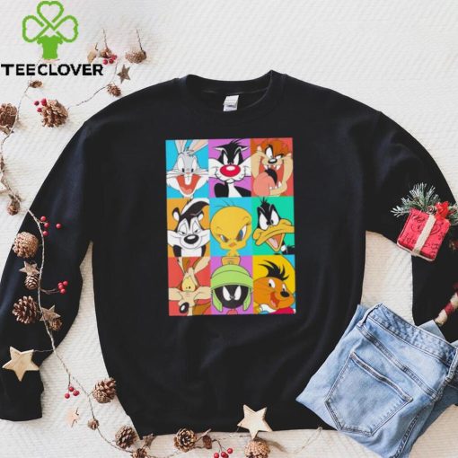 Looney Tunes characters in frames 2024 shirt
