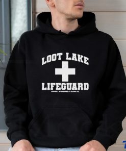 Loot Lake Lifeguard Shirt Proudly Sponsored By Slurp Co Shirt