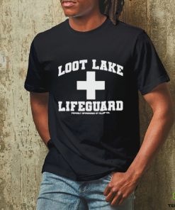 Loot Lake Lifeguard Shirt Proudly Sponsored By Slurp Co Shirt