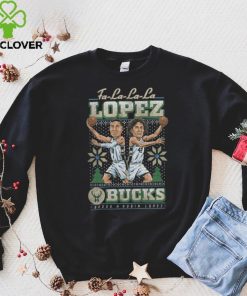 Lopez Brothers Milwaukee Bucks Holiday Lopez Brothers It's Christmas Time Shirt