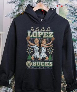 Lopez Brothers Milwaukee Bucks Holiday Lopez Brothers It's Christmas Time Shirt