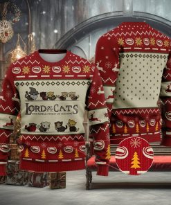 Lord Of Cats Funny Lord Of The Ring Xmas Gift Ugly Christmas Sweater For Men And Women