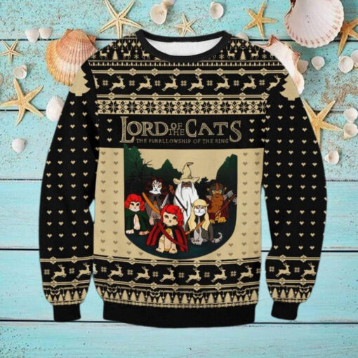 Lord Of The Cats Ugly Sweater