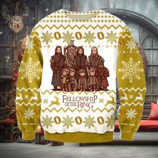 Lord Of The Rings Fellowship Of The Ring Christmas Ugly Sweater Party