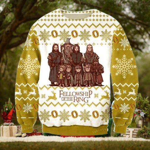 Lord Of The Rings Fellowship Of The Ring Christmas Ugly Sweater Party