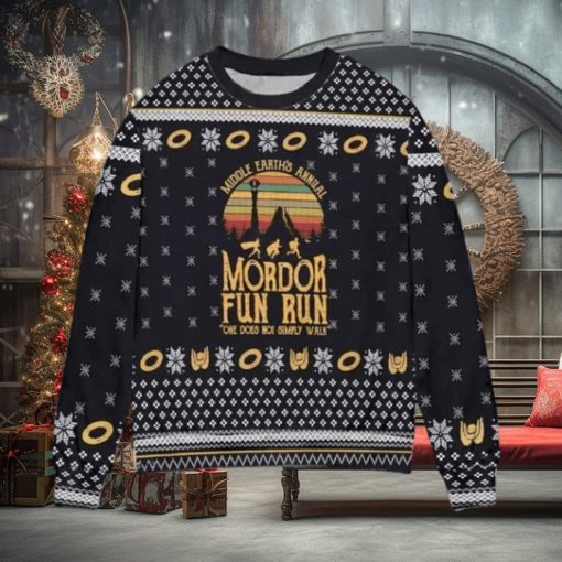 Lord Of The Rings Middle Earth Is Annual Mordor Fun Run Ugly Sweater