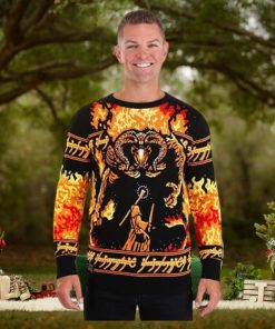 Lord of The Rings Adult You Shall Not Pass Ugly Sweater