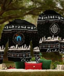 Lord of the Rings Ugly Sweater, Sauron Eye Ugly Christmas Sweater