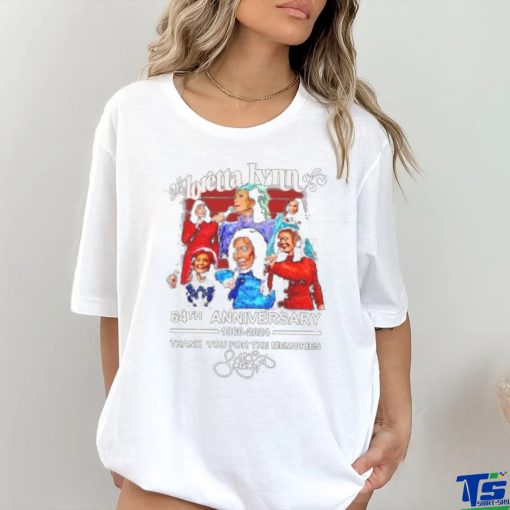 Loretta Lynn 64th Anniversary 1960 2024 Thank You For The Memories Shirt