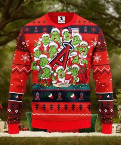 Los Angeles Angels 12 Grinch Xmas Day Christmas Ugly Sweater