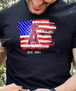 Los Angeles Angels Est 1961 4th Of July Shirt