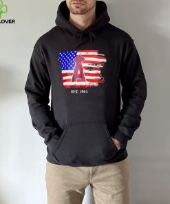 Los Angeles Angels Est 1961 4th Of July Shirt