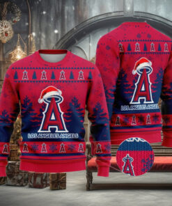 Los Angeles Angels Funny Christmas Ugly Sweater