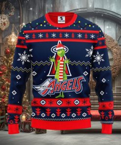 Los Angeles Angels Funny Grinch Christmas Ugly Sweater