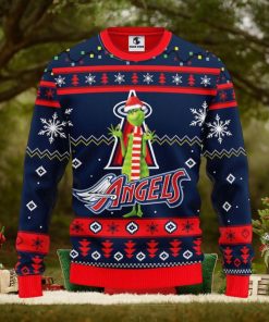 Los Angeles Angels Funny Grinch Christmas Ugly Sweater