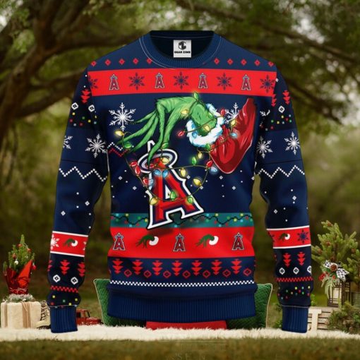Los Angeles Angels Grinch Christmas Ugly Sweater