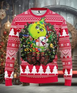 Los Angeles Angels Grinch Hug Christmas Ugly Sweater