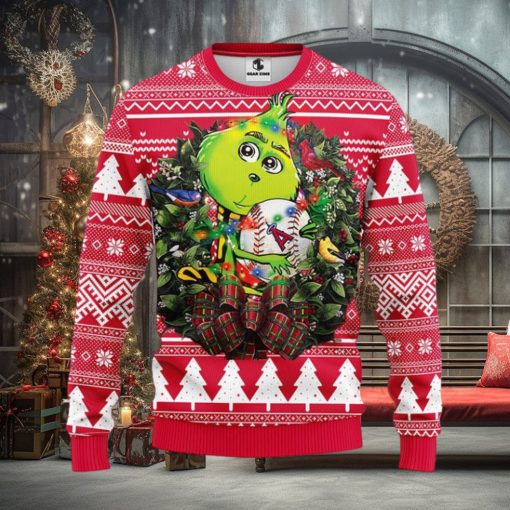 Los Angeles Angels Grinch Hug Christmas Ugly Sweater